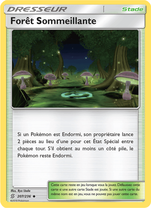 Forêt Sommeillante, carte 207 de Harmonie des Esprits