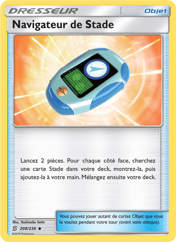 Navigateur de Stade, carte 208 de Harmonie des Esprits