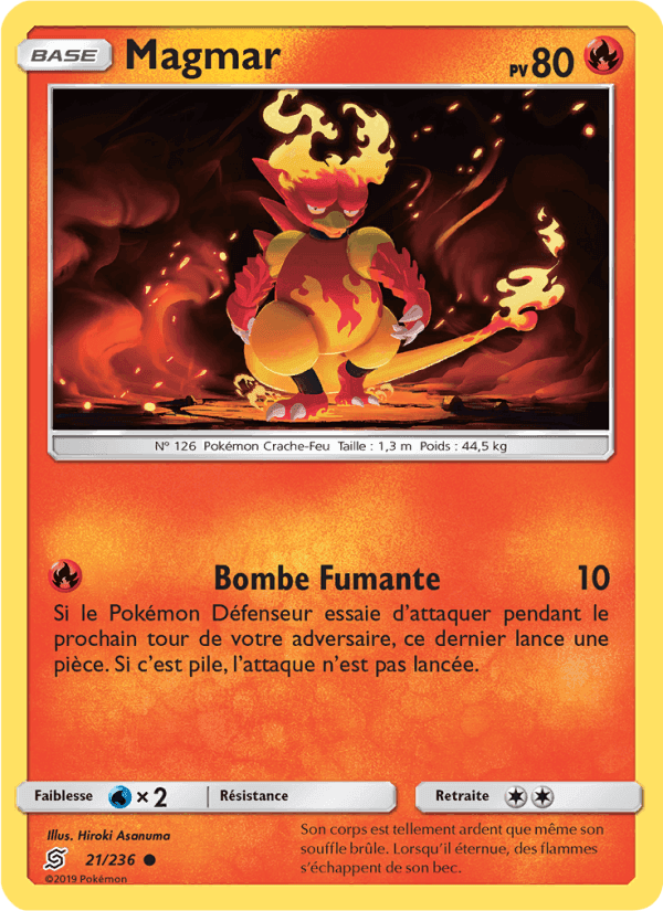 Magmar, carte 21 de Harmonie des Esprits