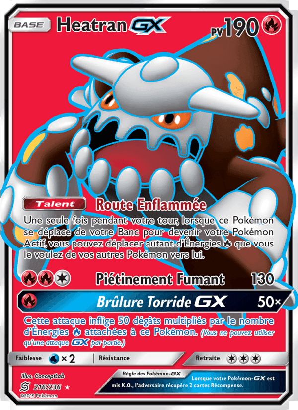 Heatran GX, carte 216 de Harmonie des Esprits