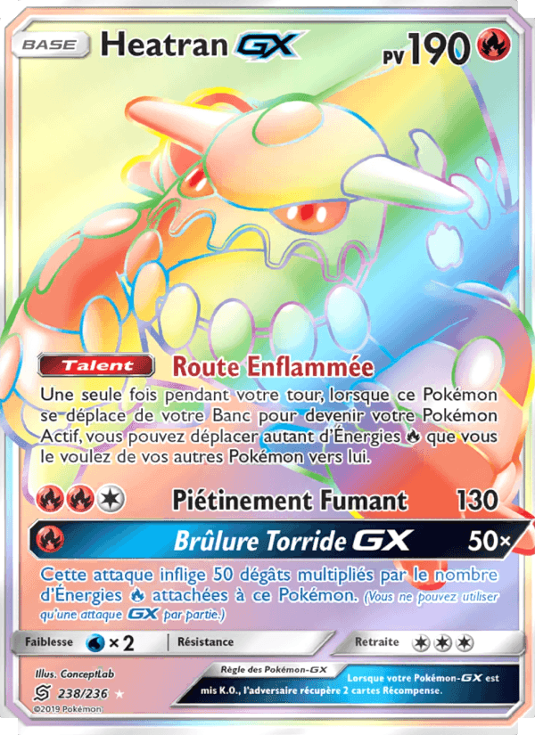 Heatran GX, carte 238 de Harmonie des Esprits