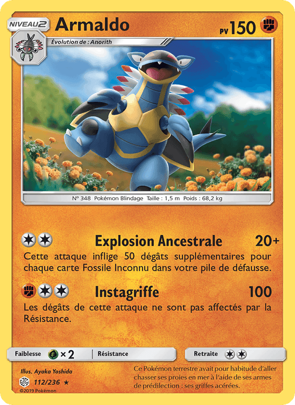 Armaldo, carte 112 de Éclipse Cosmique