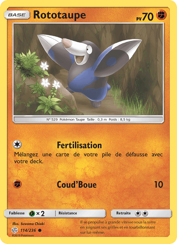 Rototaupe, card 114 from Éclipse Cosmique