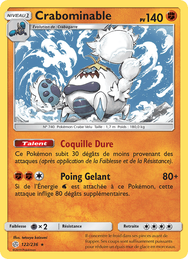 Crabominable, carte 122 de Éclipse Cosmique