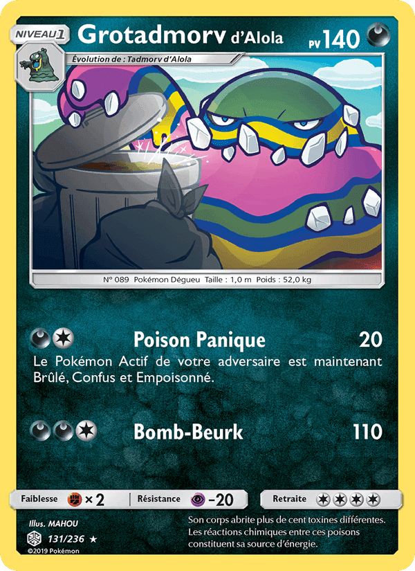 Grotadmorv d’Alola, card 131 from Éclipse Cosmique