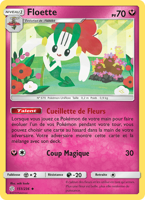Floette, carta 151 de Éclipse Cosmique
