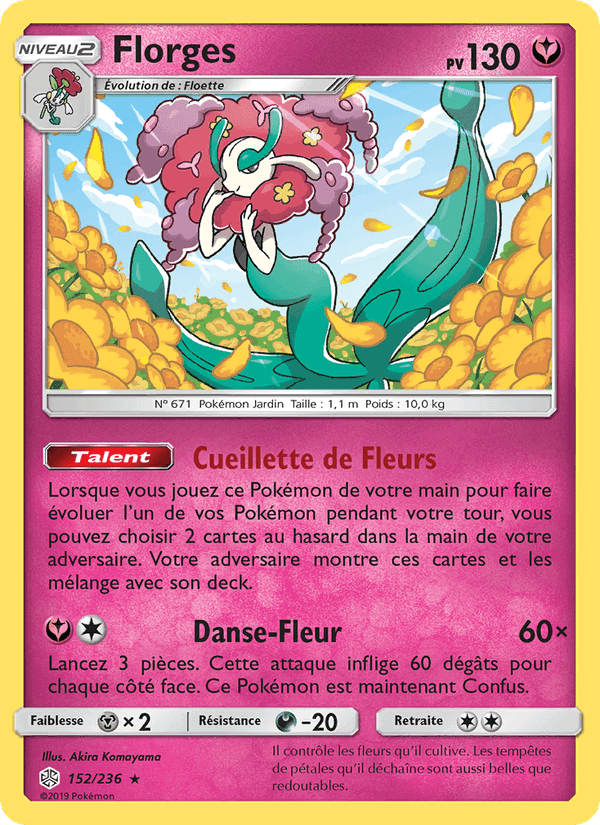 Florges, carte 152 de Éclipse Cosmique