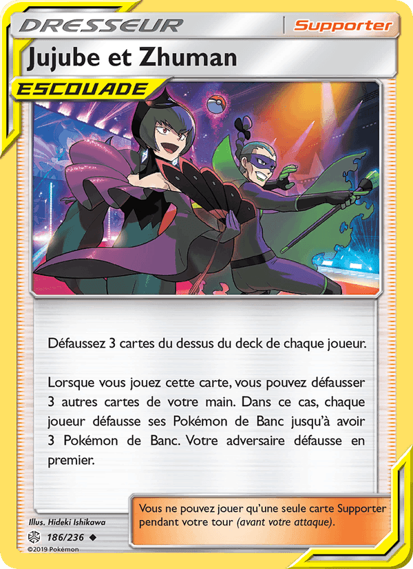 Jujube et Zhuman, carte 186 de Éclipse Cosmique