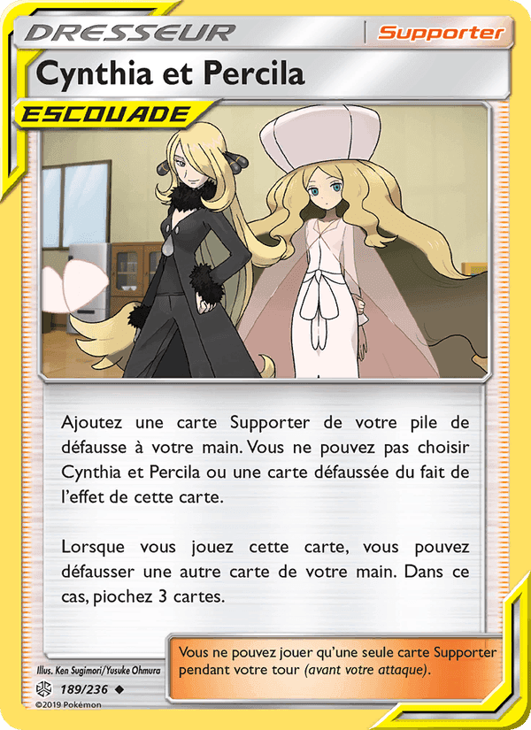 Cynthia et Percila, carte 189 de Éclipse Cosmique