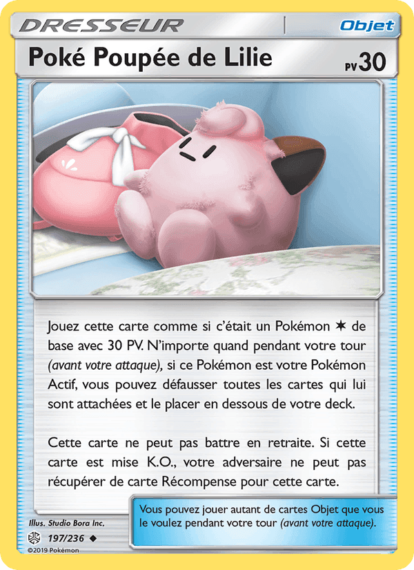Poké Poupée de Lilie, carte 197 de Éclipse Cosmique