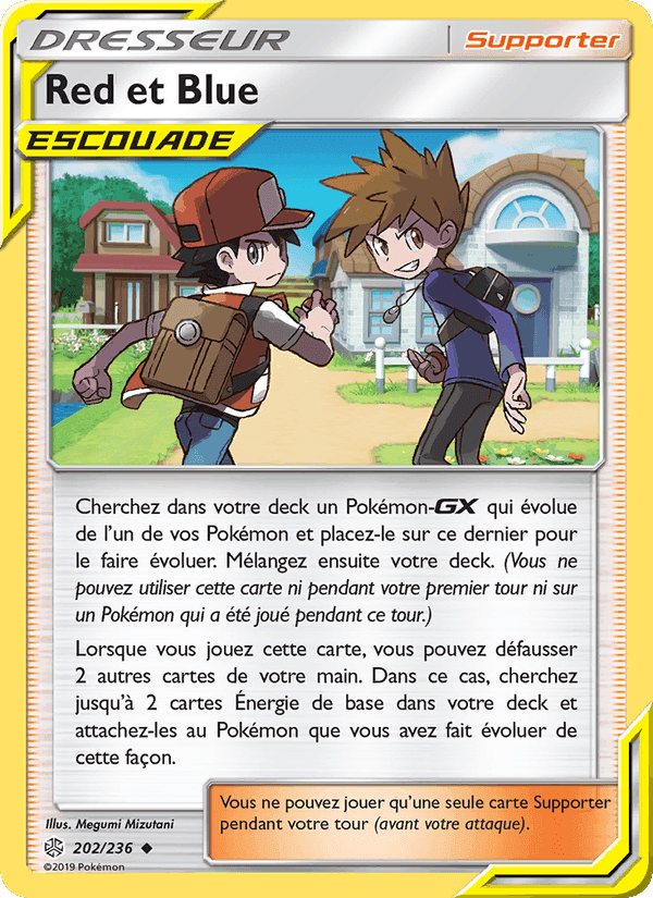 Red et Blue, card 202 from Éclipse Cosmique