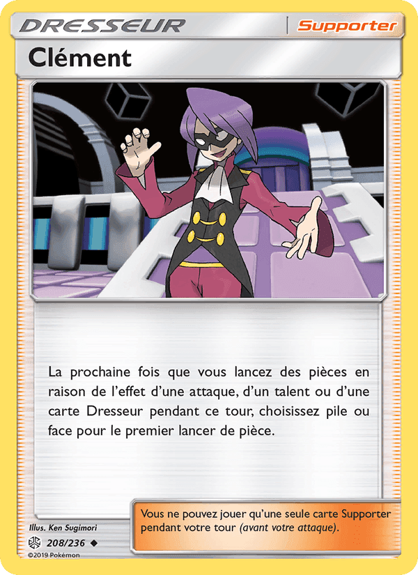 Clément, carte 208 de Éclipse Cosmique