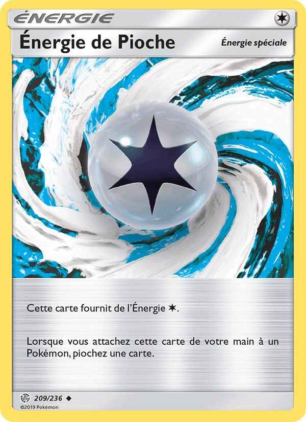 Énergie de Pioche, carte 209 de Éclipse Cosmique