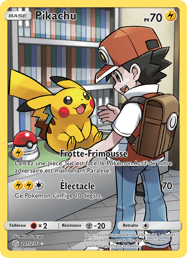 Pikachu, carte 241 de Éclipse Cosmique