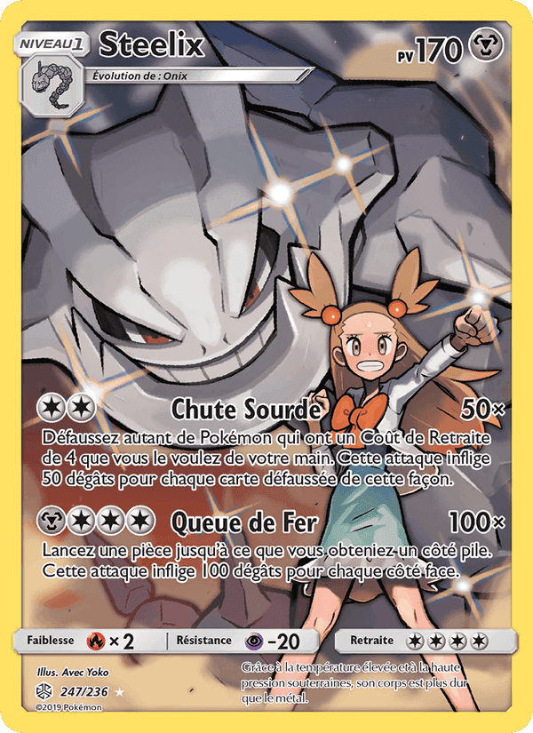 Steelix, carte 247 de Éclipse Cosmique