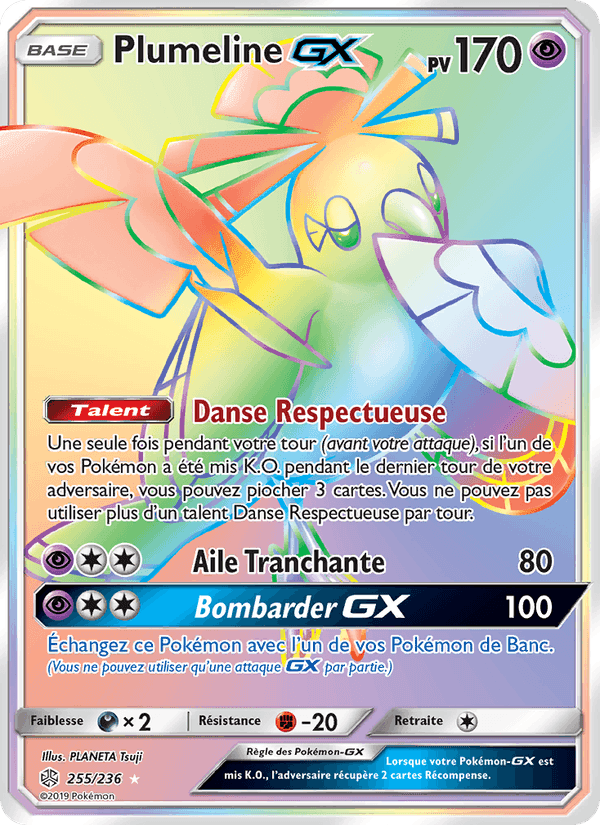 Plumeline GX, carte 255 de Éclipse Cosmique
