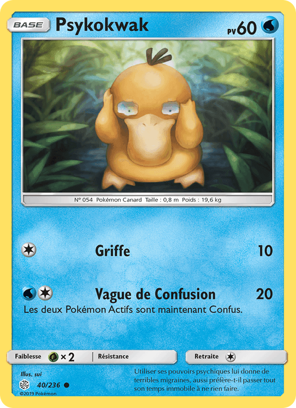 Psykokwak, carta 40 de Éclipse Cosmique