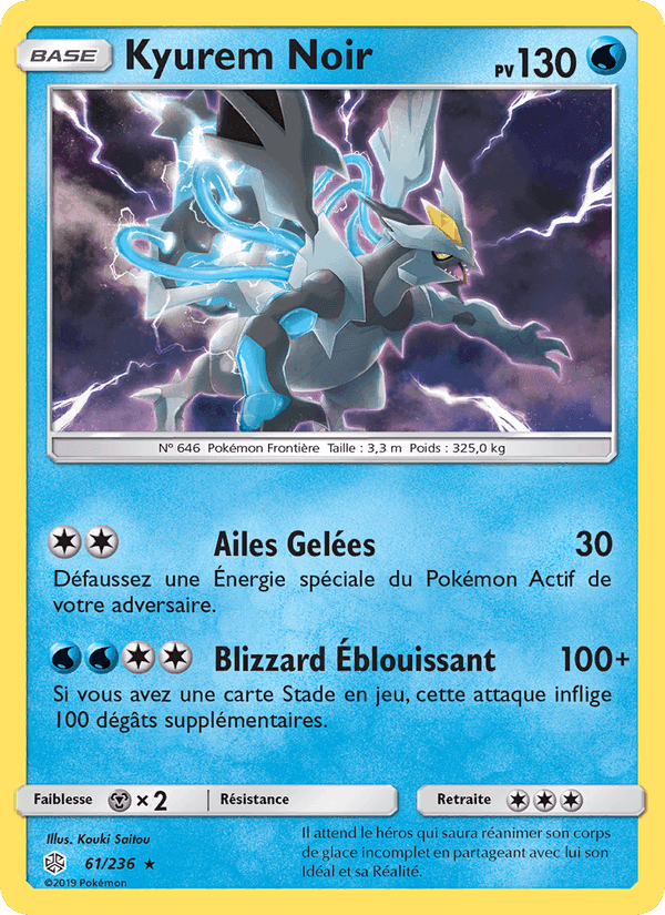 Kyurem Noir, carte 61 de Éclipse Cosmique