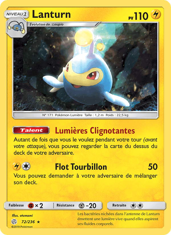 Lanturn, card 72 from Éclipse Cosmique