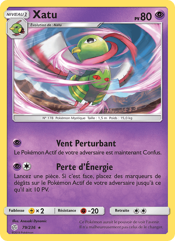 Xatu, card 79 from Éclipse Cosmique