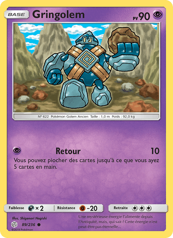 Gringolem, carta 89 di Éclipse Cosmique