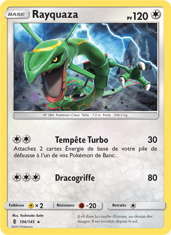 Rayquaza, card 106 from Gardiens Ascendants