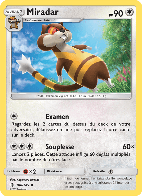 Miradar, card 108 from Gardiens Ascendants