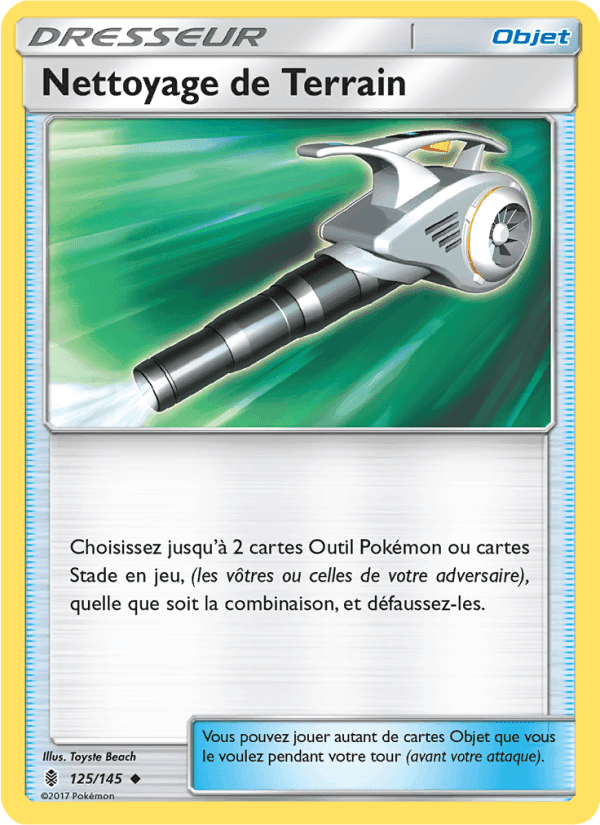 Nettoyage de Terrain, carte 125 de Gardiens Ascendants