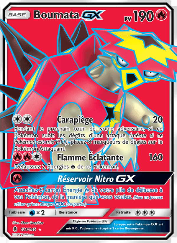 Boumata GX, carte 131 de Gardiens Ascendants