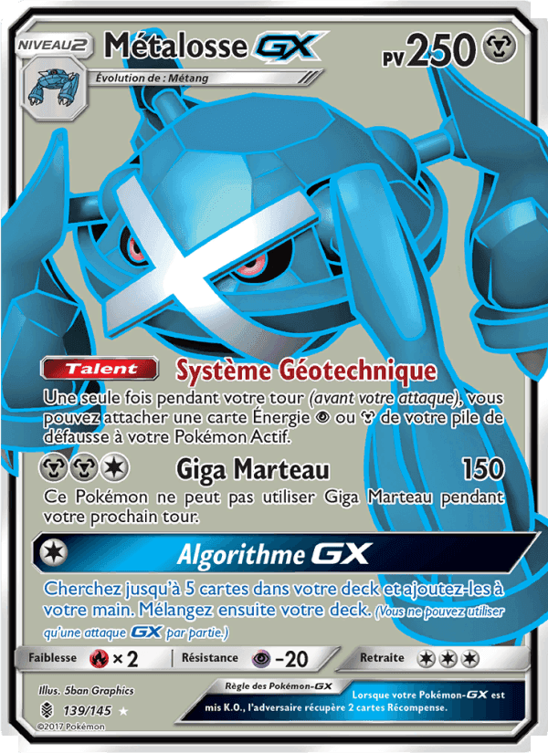 Métalosse GX, carta 139 di Gardiens Ascendants