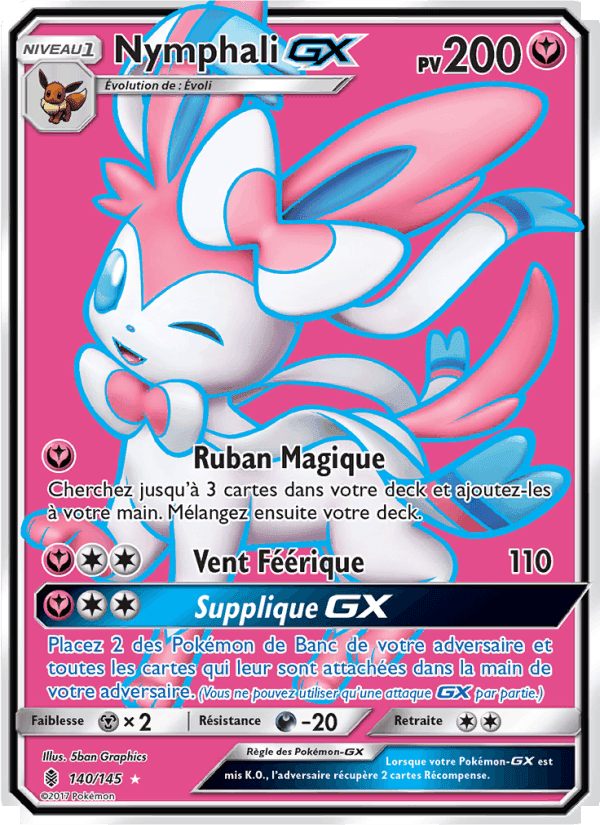 Nymphali GX, carte 140 de Gardiens Ascendants