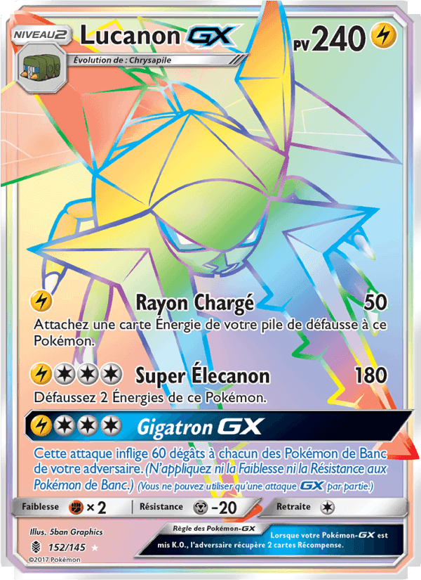 Lucanon GX, carte 152 de Gardiens Ascendants