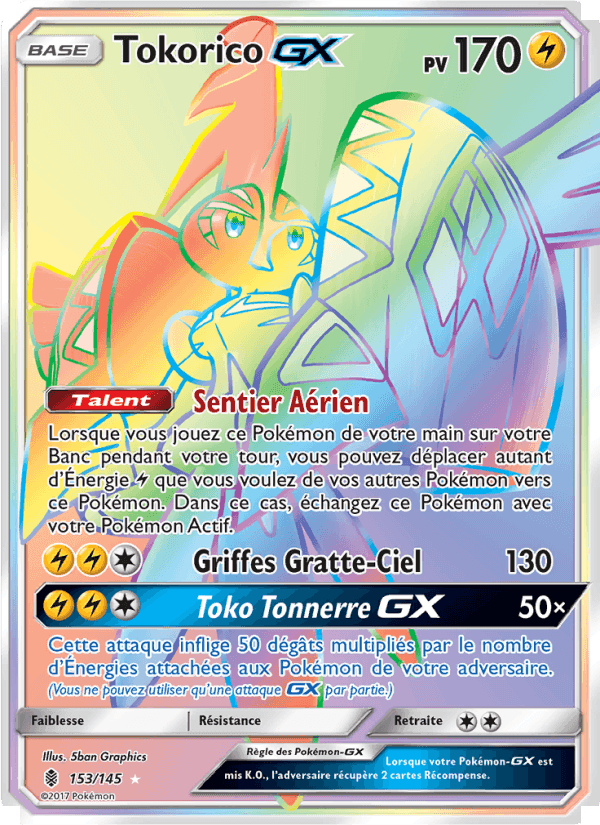 Tokorico GX, carte 153 de Gardiens Ascendants
