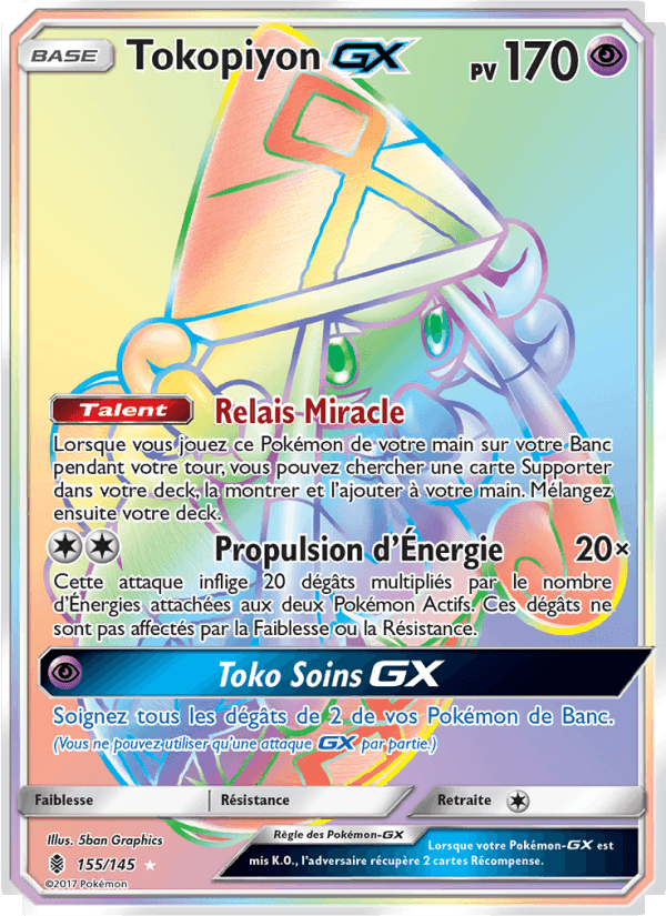 Tokopiyon GX, carte 155 de Gardiens Ascendants