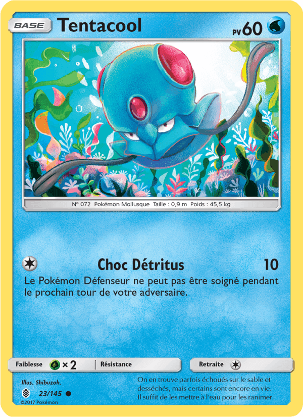 Tentacool, carta 23 de Gardiens Ascendants