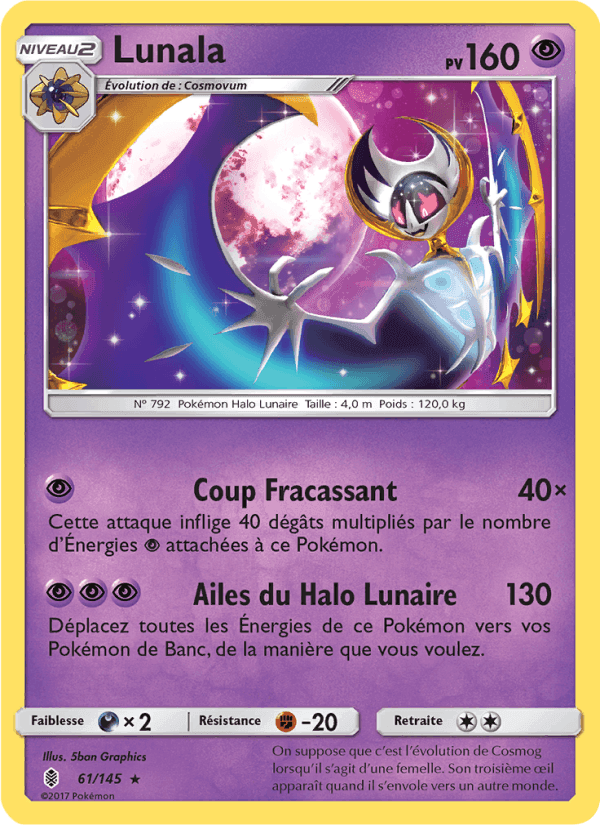 Lunala, card 61 from Gardiens Ascendants