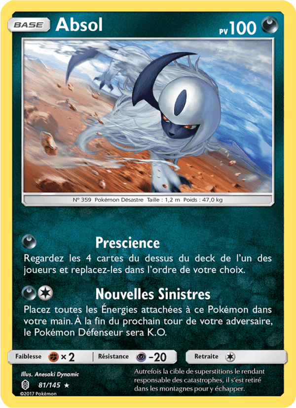Absol, carte 81 de Gardiens Ascendants