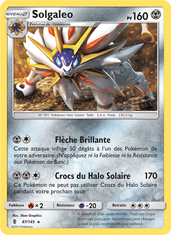 Solgaleo, carte 87 de Gardiens Ascendants