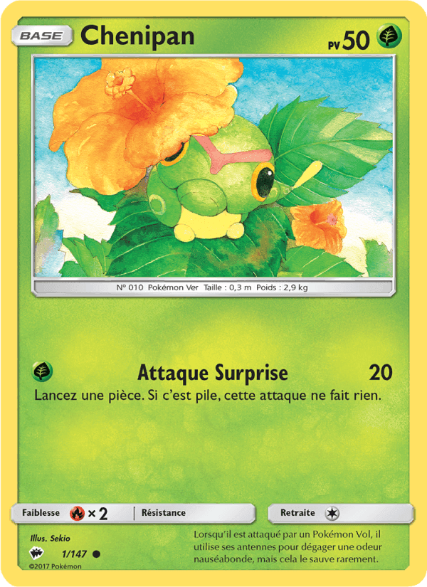 Chenipan, carta 1 de Ombres Ardentes