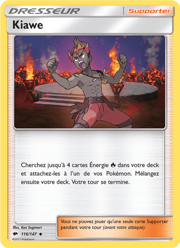 Kiawe, carte 116 de Ombres Ardentes