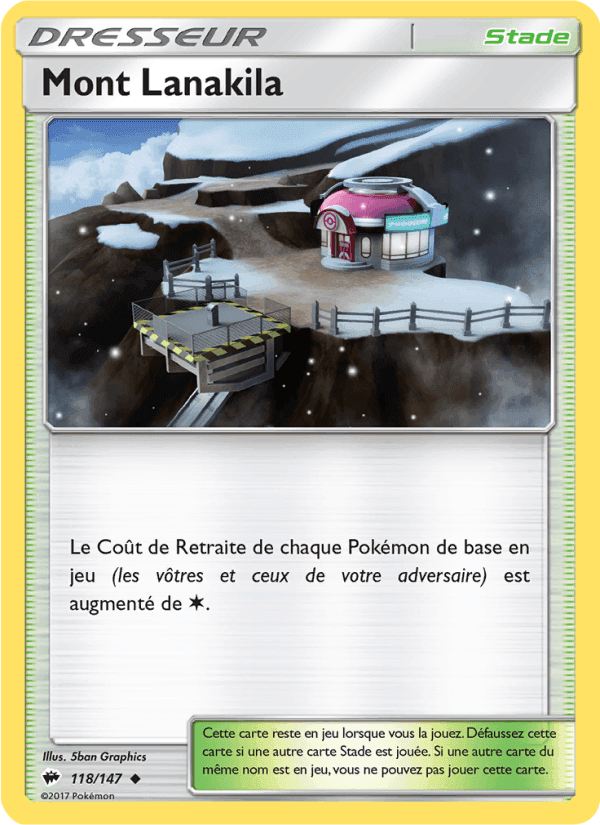 Mont Lanakila, card 118 from Ombres Ardentes