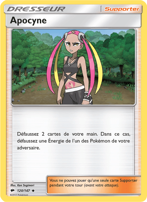 Apocyne, carte 120 de Ombres Ardentes
