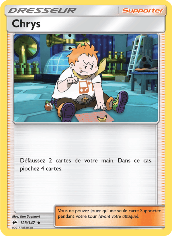 Chrys, carte 123 de Ombres Ardentes