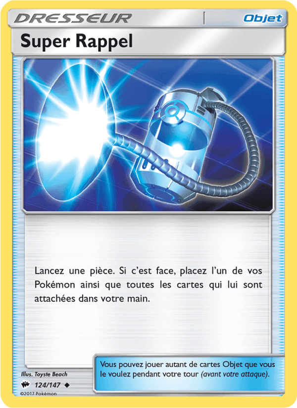 Super Rappel, carte 124 de Ombres Ardentes