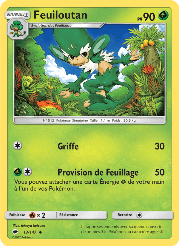 Feuiloutan, card 13 from Ombres Ardentes