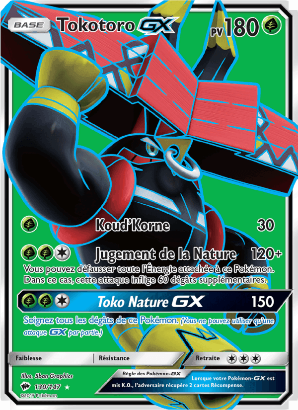 Tokotoro GX, card 130 from Ombres Ardentes