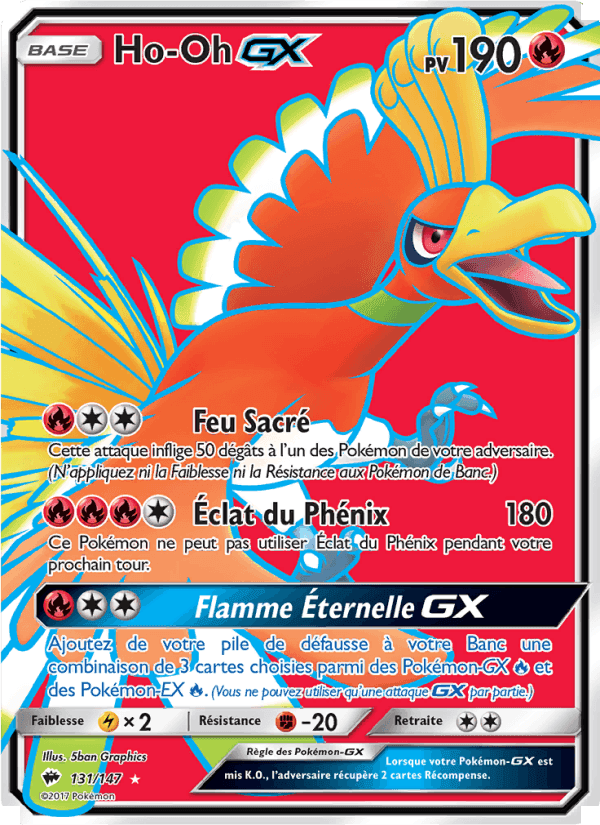 Ho-Oh GX, carte 131 de Ombres Ardentes