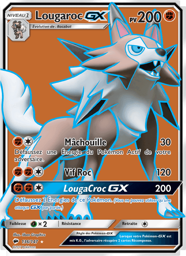 Lougaroc GX, card 136 from Ombres Ardentes