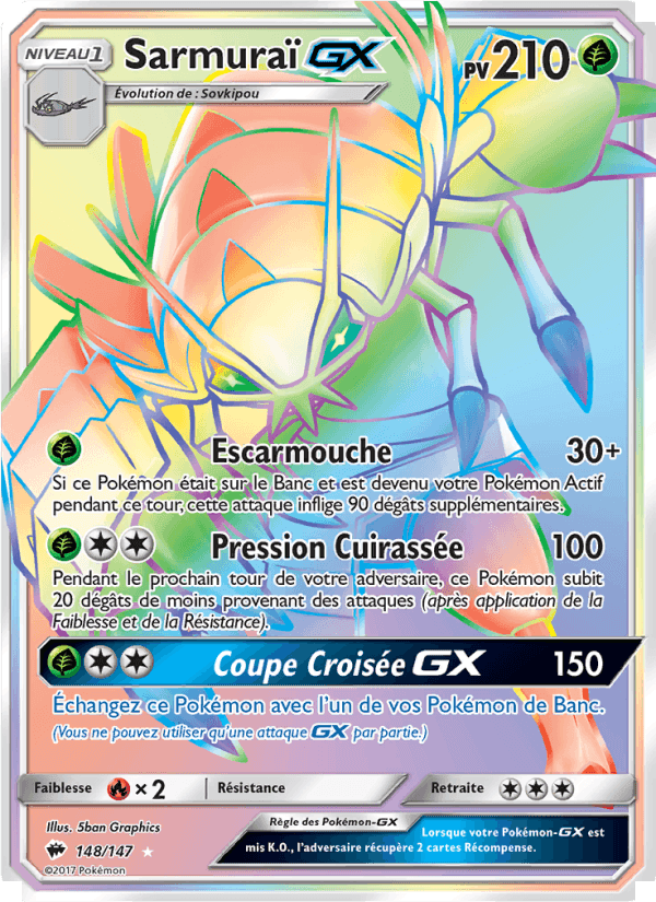 Sarmuraï GX, carte 148 de Ombres Ardentes