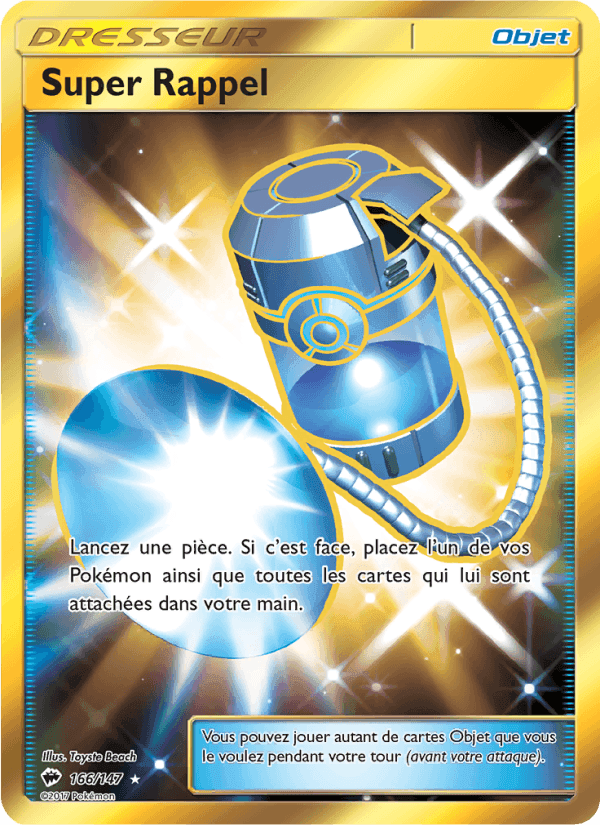 Super Rappel, carte 166 de Ombres Ardentes